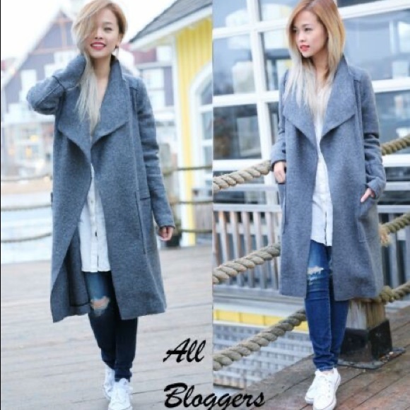 Zara Waterfall Double Face Wool Coat XS - Picture 4 of 4